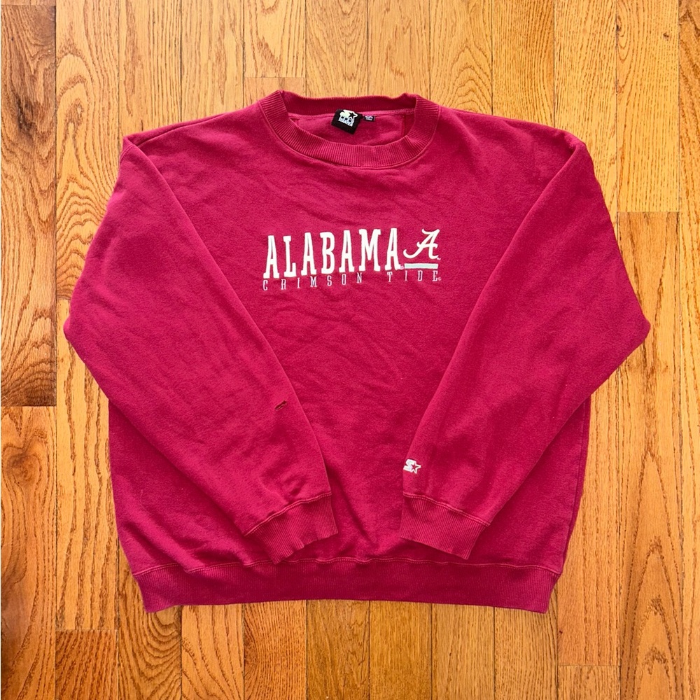 Alabama Crimson Tide Starter Sewn Crewneck Size XL